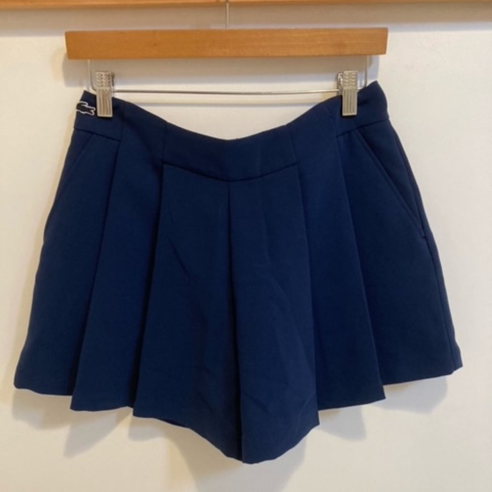 NWT Lacoste pleated "skirt" shorts